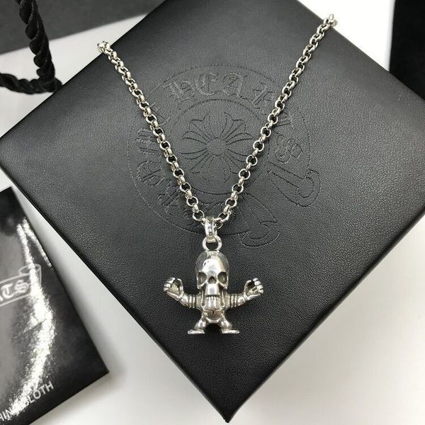 luxury design new croquet in 2021 personalized skeleton little man pendant necklace lovers accessories c/hrome/hearts, Silver
luxury design new croquet in 2021 personalized skeleton little man pendant necklace lovers accessories c/hrome/hearts, Silver