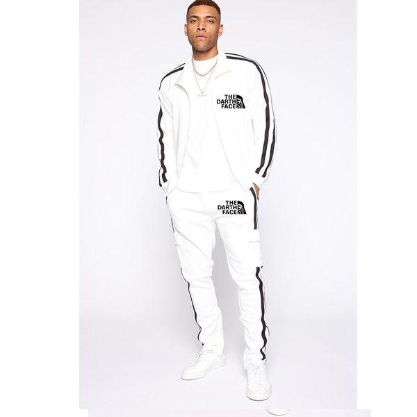 men's tracksuits 2021spring and autumn two-piece striped sportswear full-sleeved with hood + outdoor sports pants track suit, Gray
men's tracksuits 2021spring and autumn two-piece striped sportswear full-sleeved with hood + outdoor sports pants track suit, Gray