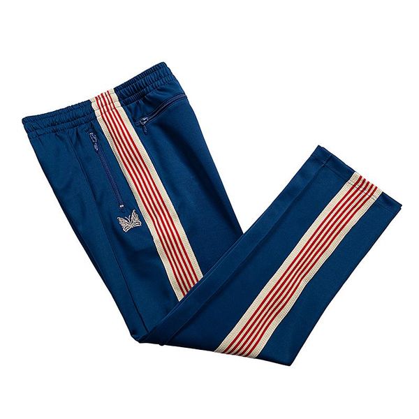 men's pants 2021 blue needles sweatpants men women 1:1 streetwear side stripe butterfly embroidery logo ribbon joggers track trousers, Black
men's pants 2021 blue needles sweatpants men women 1:1 streetwear side stripe butterfly embroidery logo ribbon joggers track trousers, Black