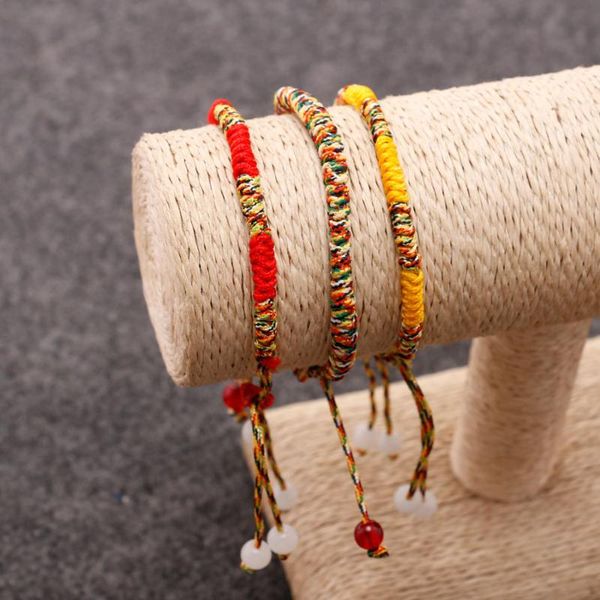 beaded, strands trendy multi colors rope braided bracelets string jewelry for men or women, Black
beaded, strands trendy multi colors rope braided bracelets string jewelry for men or women, Black