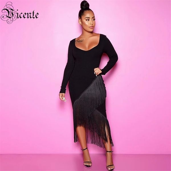 black dress long sleeves v neck tassel bodycon vestidos celebrity christmas party bandage 210520, Black;gray
black dress long sleeves v neck tassel bodycon vestidos celebrity christmas party bandage 210520, Black;gray