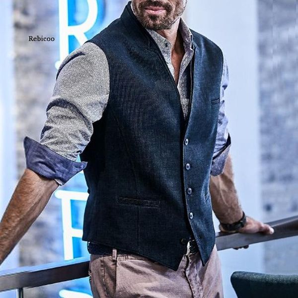 men's slim fit herringbone tweed suits vest wool blend waistcoat stylish single breasted notch lapel coat vests, Black;white
men's slim fit herringbone tweed suits vest wool blend waistcoat stylish single breasted notch lapel coat vests, Black;white