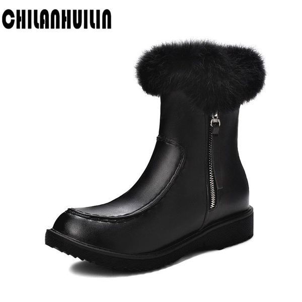 boots classic fashion plush snow warm fur women ankle winter for shoes zipper, Black
boots classic fashion plush snow warm fur women ankle winter for shoes zipper, Black