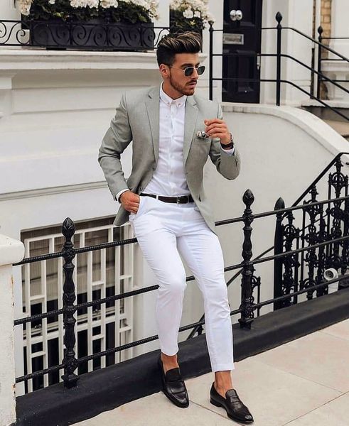 men's suits & blazers suit homme white green jacket men's pants fine groom's attire tuxedo 2 piece blazer suit uzo6, White;black
men's suits & blazers suit homme white green jacket men's pants fine groom's attire tuxedo 2 piece blazer suit uzo6, White;black