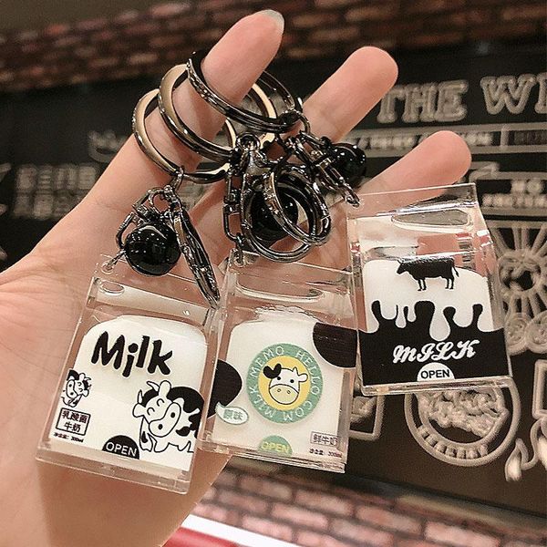 keychains cow milk keychain men and women acrylic keyring moving liquid bottle key holder drift kids student gifts car bag jewelry, Silver
keychains cow milk keychain men and women acrylic keyring moving liquid bottle key holder drift kids student gifts car bag jewelry, Silver