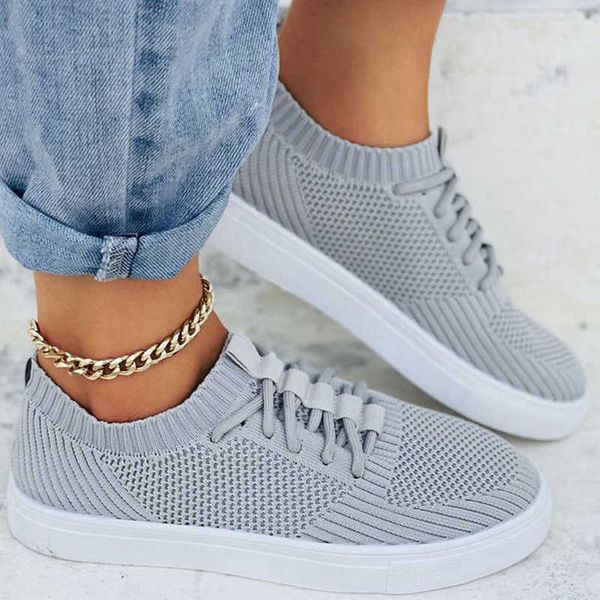 sneakers for women 2021 knitting mesh breathable lace up solid color ladies casual shoes slip on comfort flats tenis feminino y0907, Black
sneakers for women 2021 knitting mesh breathable lace up solid color ladies casual shoes slip on comfort flats tenis feminino y0907, Black