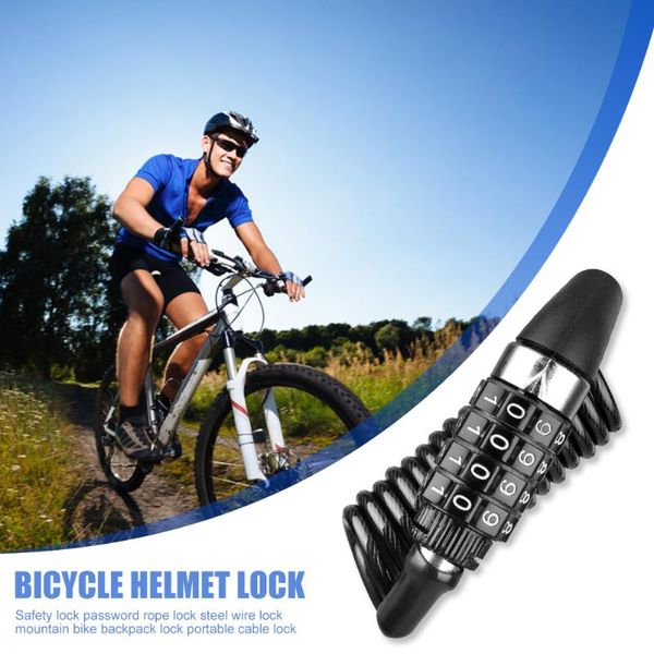 bike locks durable classic bicycle helmet lock practical multi-functional 4 digit combination steel wire cable backpack
bike locks durable classic bicycle helmet lock practical multi-functional 4 digit combination steel wire cable backpack