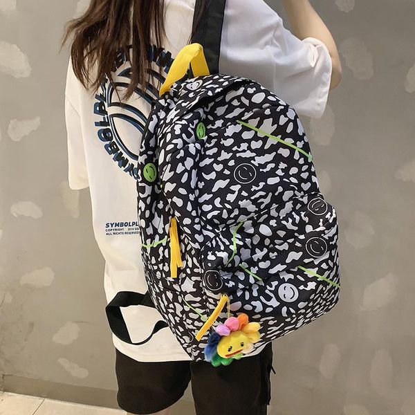 backpack fashion contrast color leopard print women's waterproof nylon street casual travel bag trendy lapcool
backpack fashion contrast color leopard print women's waterproof nylon street casual travel bag trendy lapcool