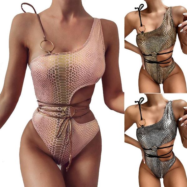 women's swimwear 2021 woman hollow out snake pattern one-shoulder one-piece swumwear female summer beach slim swimsuit bandge beachwear, White;black
women's swimwear 2021 woman hollow out snake pattern one-shoulder one-piece swumwear female summer beach slim swimsuit bandge beachwear, White;black