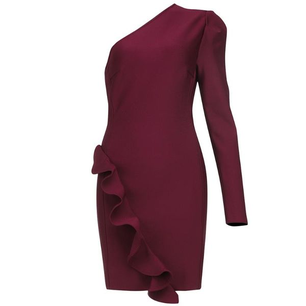 casual dresses bandage dress women summer spring one shoulder ruffles bodycon elegant club celebrity party, Black;gray
casual dresses bandage dress women summer spring one shoulder ruffles bodycon elegant club celebrity party, Black;gray