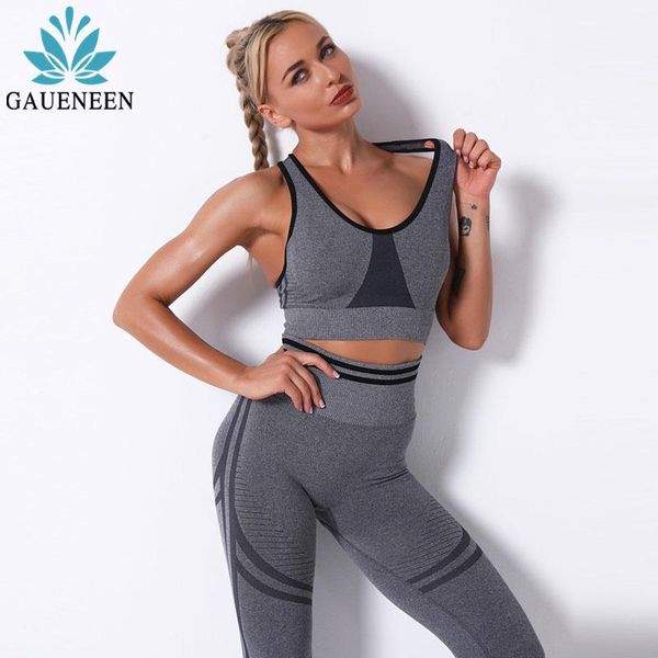 yoga outfit gaueneen stripe seamless set fitness clothing tracksuit sports bra booty push up leggings gym workout clothes for women
yoga outfit gaueneen stripe seamless set fitness clothing tracksuit sports bra booty push up leggings gym workout clothes for women