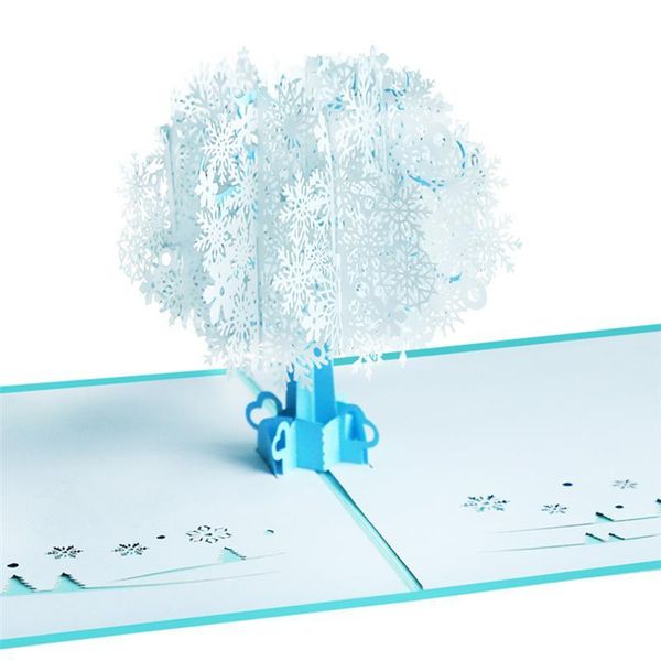 greeting cards christmas 3d up holiday gifts for xmas year gift paper craft merry