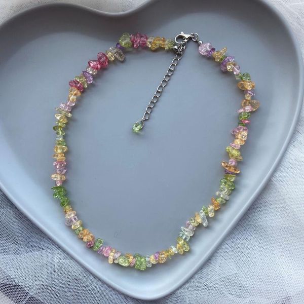 chokers simple natural stone crystals beads trendy bohemia collar choker necklace for women girls fashion boho beaded vacation, Golden;silver
chokers simple natural stone crystals beads trendy bohemia collar choker necklace for women girls fashion boho beaded vacation, Golden;silver