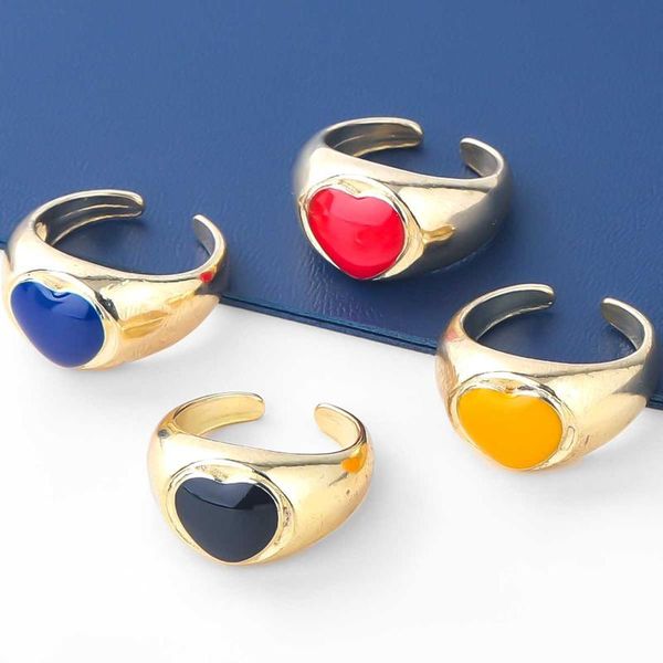 cluster rings vintage bohemia red love heart ring cute simple metal gold color open blue black for women punk rock jewelry wholesale, Golden;silver
cluster rings vintage bohemia red love heart ring cute simple metal gold color open blue black for women punk rock jewelry wholesale, Golden;silver