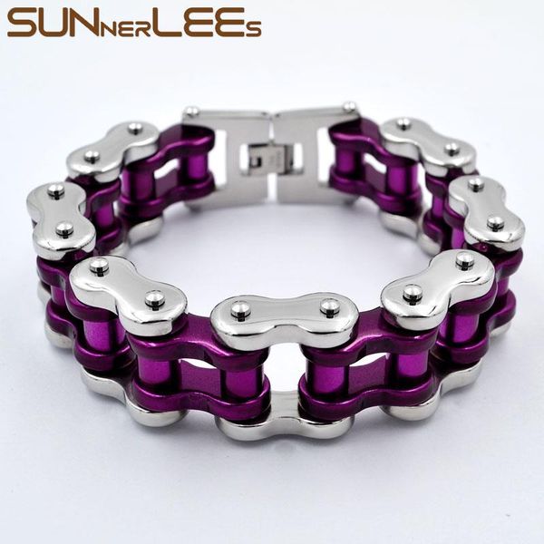 link, chain sunnerlees 316l stainless steel bracelet bangle 22mm huge biker bicycle motorcycle link men boy hiphop rock jewelry bc01, Black
link, chain sunnerlees 316l stainless steel bracelet bangle 22mm huge biker bicycle motorcycle link men boy hiphop rock jewelry bc01, Black