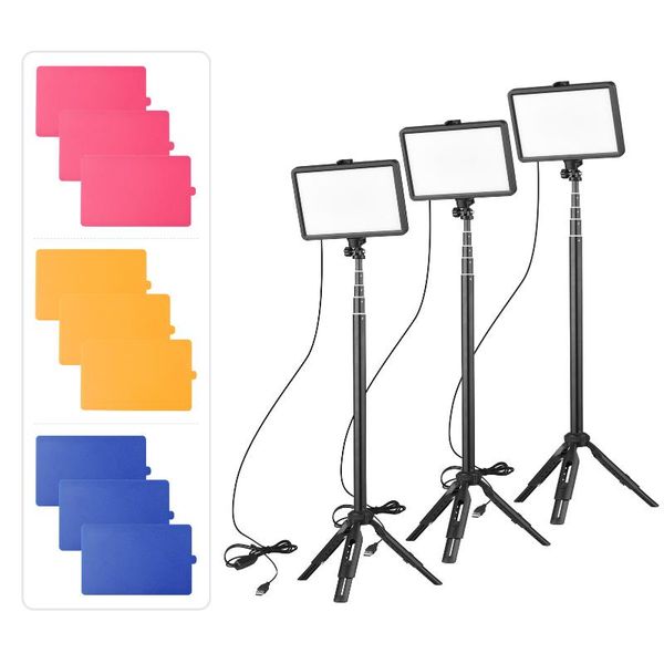 flash heads pography usb bi-color temperature video led light kit with 3*led lamp 3200k-5600k 10levels brightness+3*tripod max.148cm/58in
flash heads pography usb bi-color temperature video led light kit with 3*led lamp 3200k-5600k 10levels brightness+3*tripod max.148cm/58in