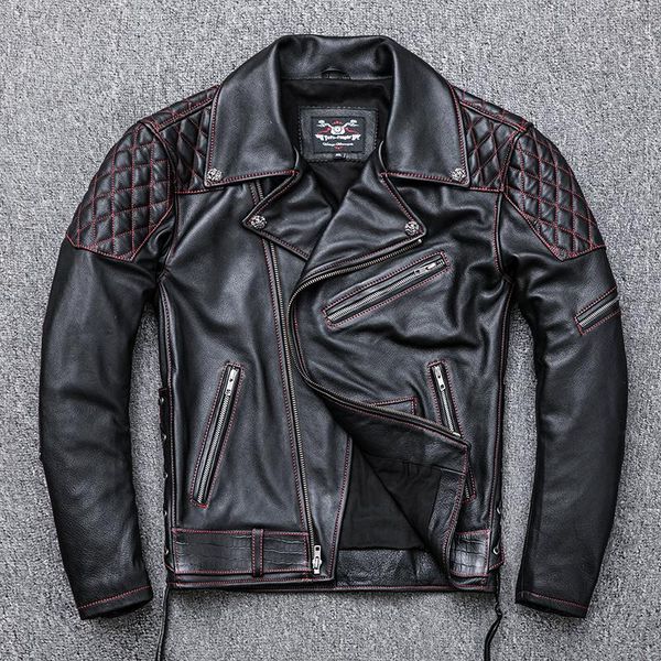 men's leather & faux black men 2021 diagonal zipper slim fit motorcycle jacket plus size xxxxl genuine cowhide spring biker's coat
men's leather & faux black men 2021 diagonal zipper slim fit motorcycle jacket plus size xxxxl genuine cowhide spring biker's coat