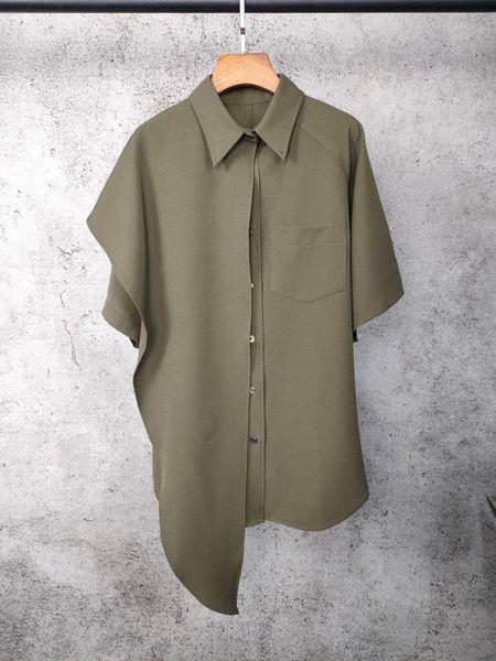 ladies fashion short sleeve casual solid color irregular shirt 1028 women's blouses & shirts, White
ladies fashion short sleeve casual solid color irregular shirt 1028 women's blouses & shirts, White