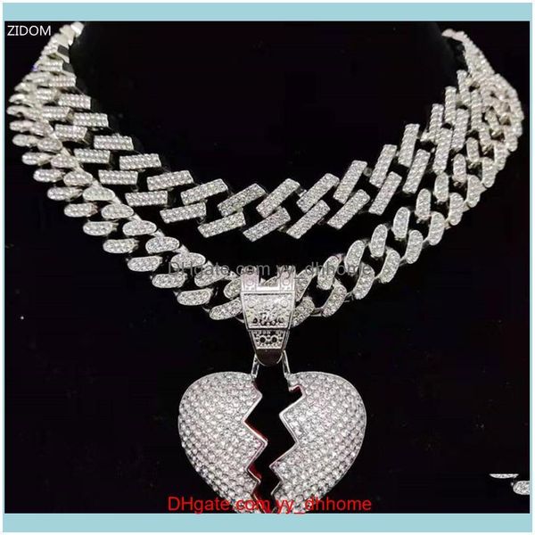 & pendants jewelrymen women hip hop iced out bling heart pendant necklace with 1m miami cuban chain necklaces fashion hiphop jewelry drop de, Silver
& pendants jewelrymen women hip hop iced out bling heart pendant necklace with 1m miami cuban chain necklaces fashion hiphop jewelry drop de, Silver