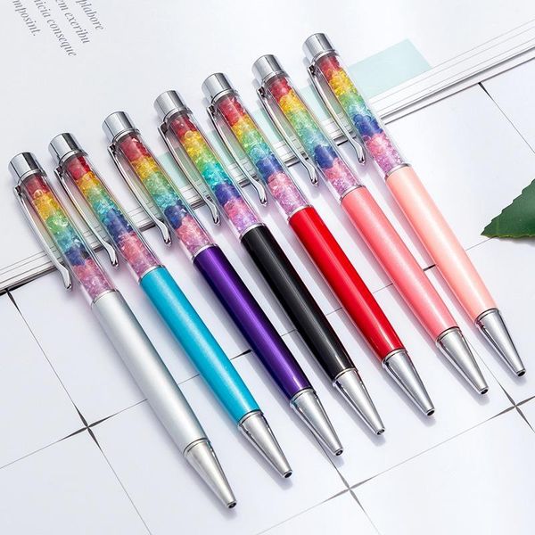 ballpoint pens 1pcs beautifully crystal pen fashion creative metal signature stationery ballpen office school promotion gift, Blue;orange
ballpoint pens 1pcs beautifully crystal pen fashion creative metal signature stationery ballpen office school promotion gift, Blue;orange