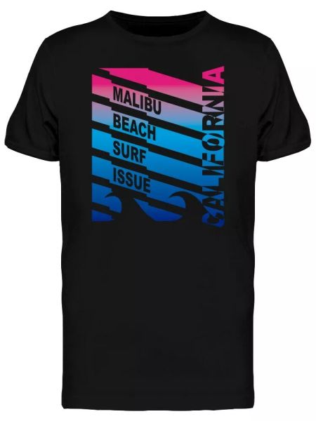 California Malibu Surf Retro Art Men's Tee -Image by Shutterstock, White;black
California Malibu Surf Retro Art Men's Tee -Image by Shutterstock, White;black
