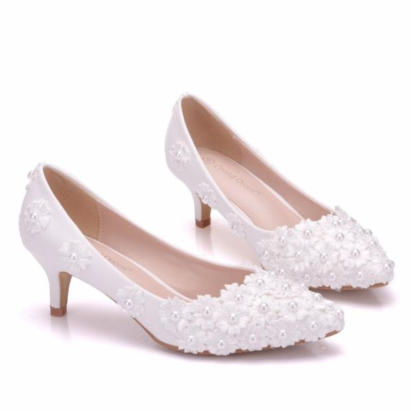 dress shoes 2021 white flower lace wedding low-heeled 5cm pearl bridal princess pumps platform women plus size 34-43, Black
dress shoes 2021 white flower lace wedding low-heeled 5cm pearl bridal princess pumps platform women plus size 34-43, Black