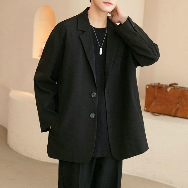 male vintage black suit jacket long sleeve loose casual business mens blazer oversized button up boys office wear xxl men's suits & bla, White;black
male vintage black suit jacket long sleeve loose casual business mens blazer oversized button up boys office wear xxl men's suits & bla, White;black