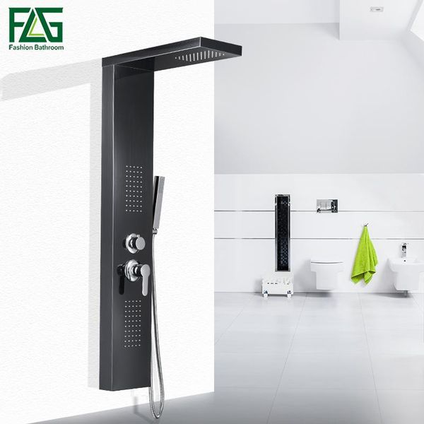 shower wall panels brushed nickel rain waterfall panel mounted massage system handshower column set bathroom sets
shower wall panels brushed nickel rain waterfall panel mounted massage system handshower column set bathroom sets