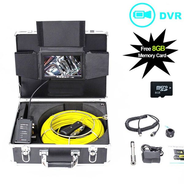 cameras 20m snake cable sewer drain pipe wall inspection 7" lcd 23mm industrial pipeline with dvr function 
cameras 20m snake cable sewer drain pipe wall inspection 7" lcd 23mm industrial pipeline with dvr function