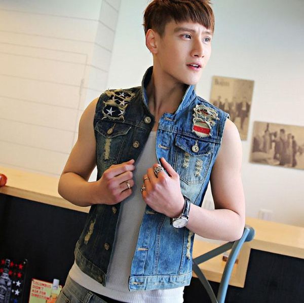 men's vests style summer vest men's denim slim men outerwear coats blue moto & biker hole sleeveless for big size 5xl, Black;white
men's vests style summer vest men's denim slim men outerwear coats blue moto & biker hole sleeveless for big size 5xl, Black;white