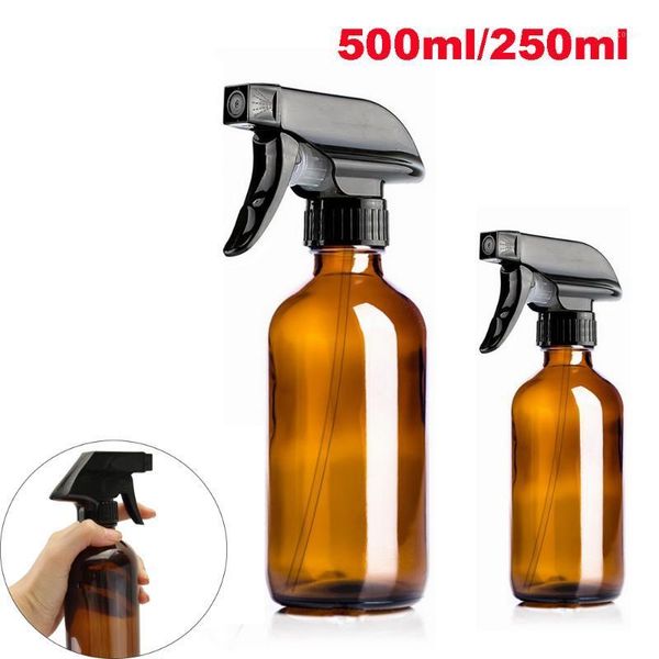 500/250ml large container amber mist stream cosmetic cleaning product spray bottle glass refillable bottles bo storage & jars
500/250ml large container amber mist stream cosmetic cleaning product spray bottle glass refillable bottles bo storage & jars