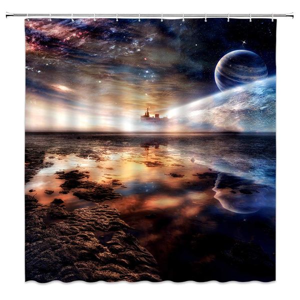 sztnsm starry sky shower curtain night seaside fantasy castle colorful universe outer space, 70x70 inch polyester fabric
sztnsm starry sky shower curtain night seaside fantasy castle colorful universe outer space, 70x70 inch polyester fabric