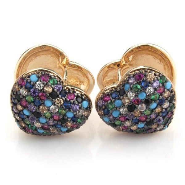 luxury heart shape earrings with cubic zirconia multi color wedding earring moscia cz for women jewelry 2pairs/lot hoop & huggie, Golden;silver
luxury heart shape earrings with cubic zirconia multi color wedding earring moscia cz for women jewelry 2pairs/lot hoop & huggie, Golden;silver