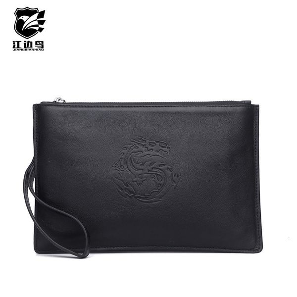 bag handbag same brand men's leather envelope zipper cowhide dragon wallet wear-resistant and casual, Black;red
bag handbag same brand men's leather envelope zipper cowhide dragon wallet wear-resistant and casual, Black;red