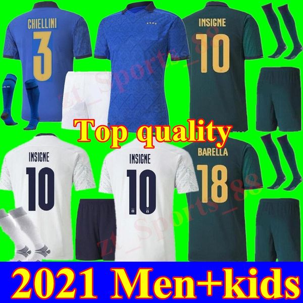 italy 2021 soccer jersey home away youth child jorginho el shaarawy bonucci insigne bernardeschi men + kids kit football shirts, Black;yellow
italy 2021 soccer jersey home away youth child jorginho el shaarawy bonucci insigne bernardeschi men + kids kit football shirts, Black;yellow