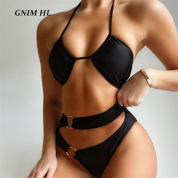 hollow out black swimwear women 2 pieces high waist bikini mujer 2021 summer beachwear bandage brazilian swimsuit women's, White;black
hollow out black swimwear women 2 pieces high waist bikini mujer 2021 summer beachwear bandage brazilian swimsuit women's, White;black