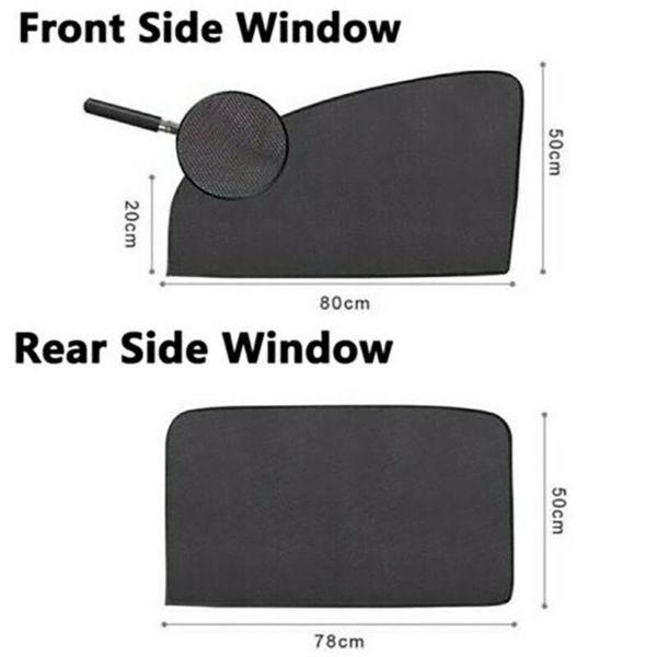 4pcs magnet sun shade curtain front&rear outdoor replacement side window car sunshade
4pcs magnet sun shade curtain front&rear outdoor replacement side window car sunshade