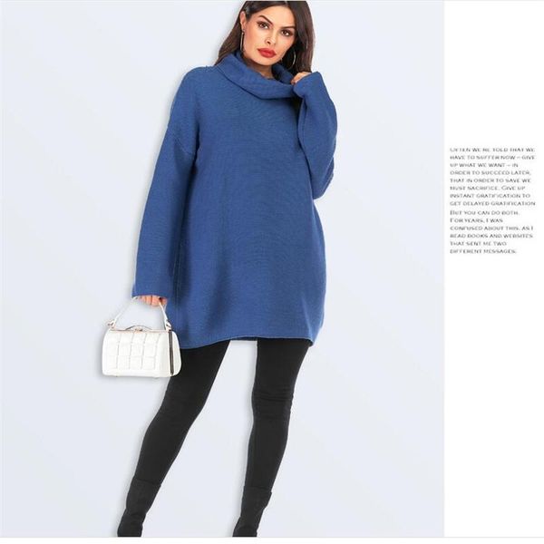 women's sweaters women sweater autumn long tunic dress knited turtleneck pullover oversize pull homme black blue brown, White;black
women's sweaters women sweater autumn long tunic dress knited turtleneck pullover oversize pull homme black blue brown, White;black