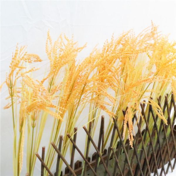 decorative flowers & wreaths artificial yellow paddy rice plastic plant home shop decoration po props
decorative flowers & wreaths artificial yellow paddy rice plastic plant home shop decoration po props