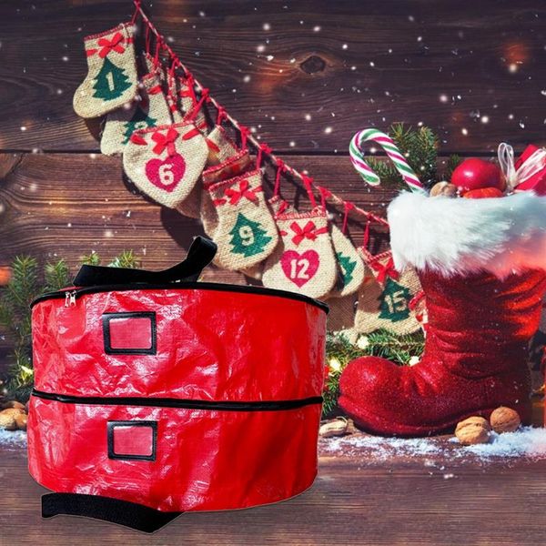storage bags christmas decorative wreath container dual layer waterproof bag zippered with handles garland
storage bags christmas decorative wreath container dual layer waterproof bag zippered with handles garland
