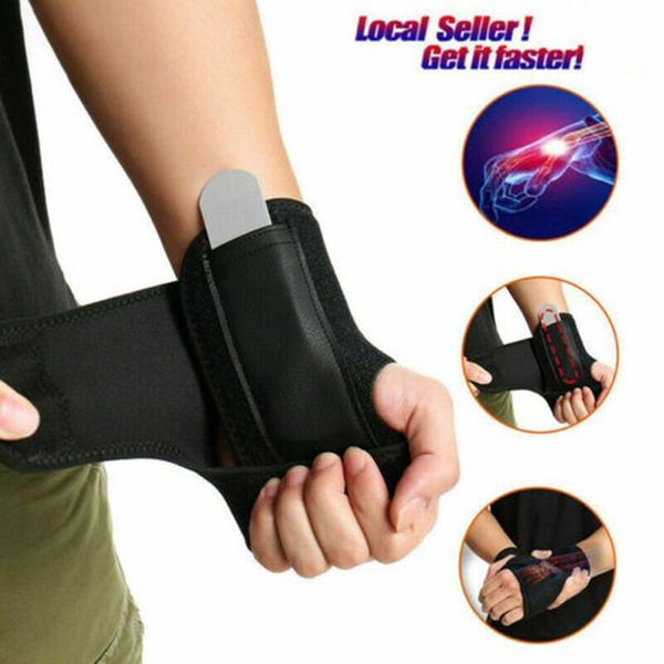 wrist support 1pc useful splint sprains arthritis band belt carpal tunnel hand brace solid black with steel plate adjustable, Black;red
wrist support 1pc useful splint sprains arthritis band belt carpal tunnel hand brace solid black with steel plate adjustable, Black;red