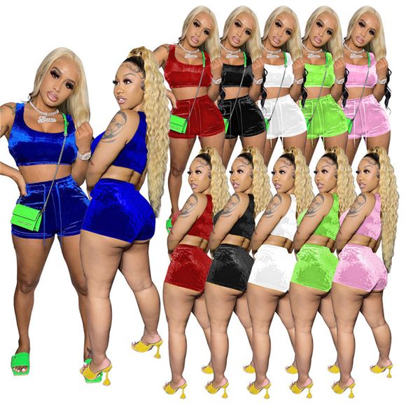 women tracksuits sleeveless two piece sets crop t-shirts shorts summer fleece jogging suit s-2xl outfits stretchy sportswear running fitness, Gray
women tracksuits sleeveless two piece sets crop t-shirts shorts summer fleece jogging suit s-2xl outfits stretchy sportswear running fitness, Gray