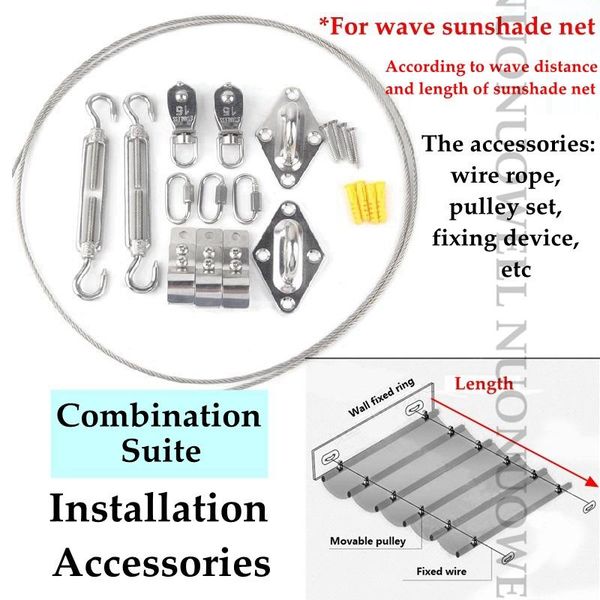 shade ss304 wave sunshade net installation accessories garden sail fixed parts awning matching combination suite
shade ss304 wave sunshade net installation accessories garden sail fixed parts awning matching combination suite