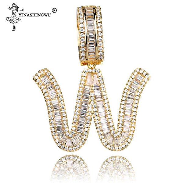 pendant necklaces custom name baguette alphabet letters hip hop pendants chain gold color bling zirconia men's hiphop jewelry colgante, Silver
pendant necklaces custom name baguette alphabet letters hip hop pendants chain gold color bling zirconia men's hiphop jewelry colgante, Silver