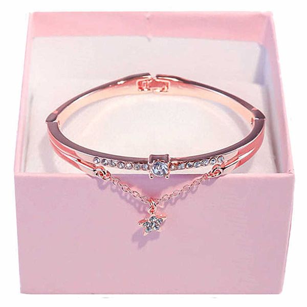 b001 korean version full of drill bracelets female simple hundred stars fresh girl love honey bracelet jewelry gifts q0719, Black
b001 korean version full of drill bracelets female simple hundred stars fresh girl love honey bracelet jewelry gifts q0719, Black