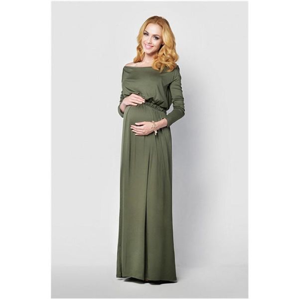 maternity dresses women dress for po shoot pregnant clothes long cotton soft shoulderless pography props, White
maternity dresses women dress for po shoot pregnant clothes long cotton soft shoulderless pography props, White