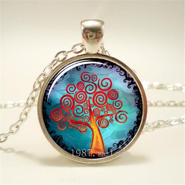 tree of life vintage creative po cabochon glass chain necklace,charm women pendants fashion jewelry gifts chains, Silver
tree of life vintage creative po cabochon glass chain necklace,charm women pendants fashion jewelry gifts chains, Silver