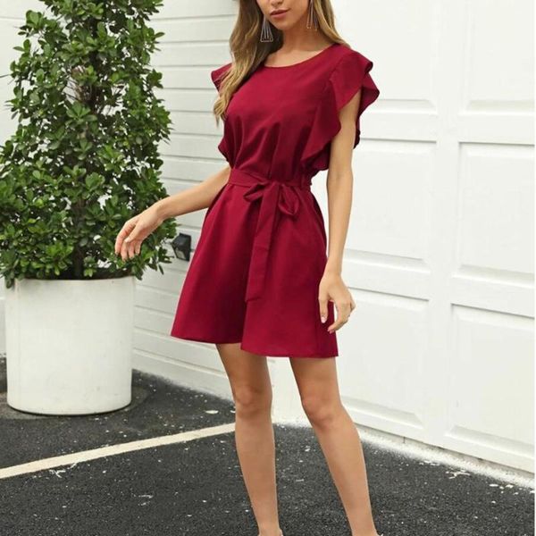 casual dresses 2021 summer solid color refreshing sweet slim round neck pocket lotus leaf sleeve fashion mini dress, Black;gray
casual dresses 2021 summer solid color refreshing sweet slim round neck pocket lotus leaf sleeve fashion mini dress, Black;gray