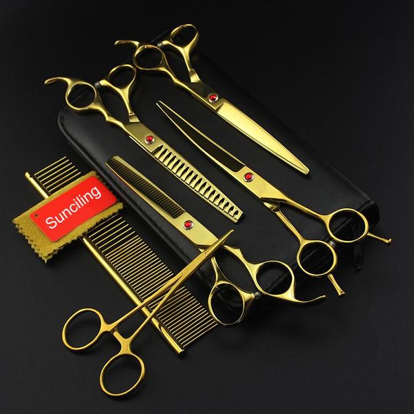 hair scissors 7 inch golden baking paint jp stainless steel dog grooming kit with case
hair scissors 7 inch golden baking paint jp stainless steel dog grooming kit with case