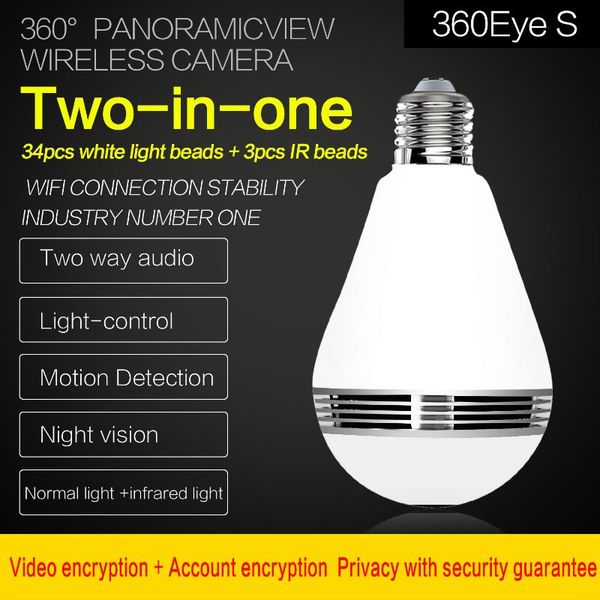 cameras 3.0mp bulb light wireless wifi ip camera 360 degree panoramic fisheye home security cctv night vision voice intercom
cameras 3.0mp bulb light wireless wifi ip camera 360 degree panoramic fisheye home security cctv night vision voice intercom